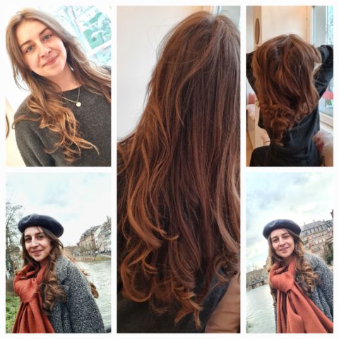Coiffure Avant/Après Stras