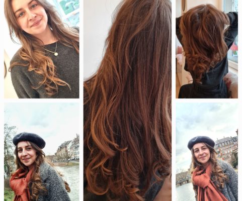 Coiffure Avant/Après Stras